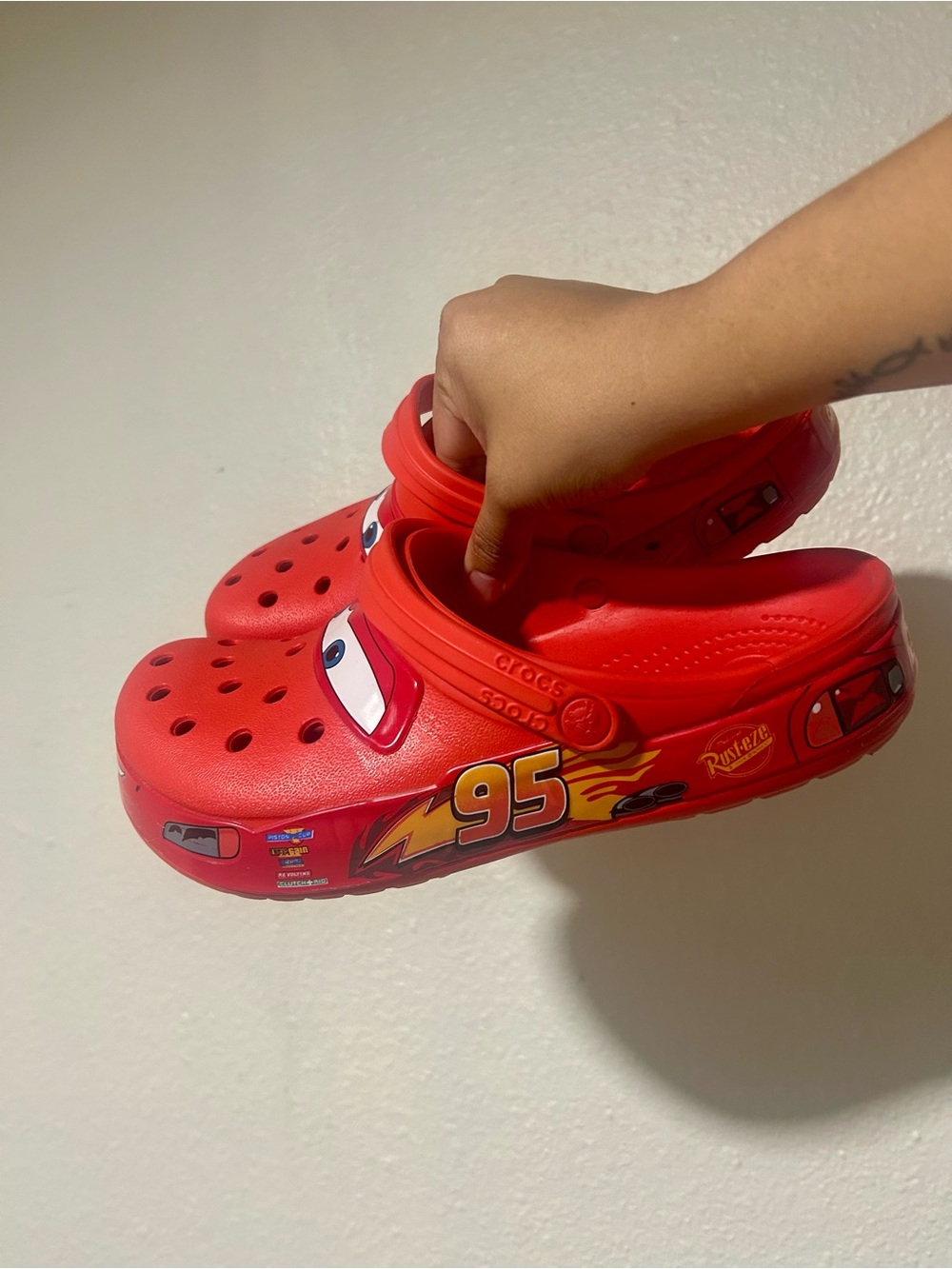CROCS Red Lightning McQueen adult' Clog